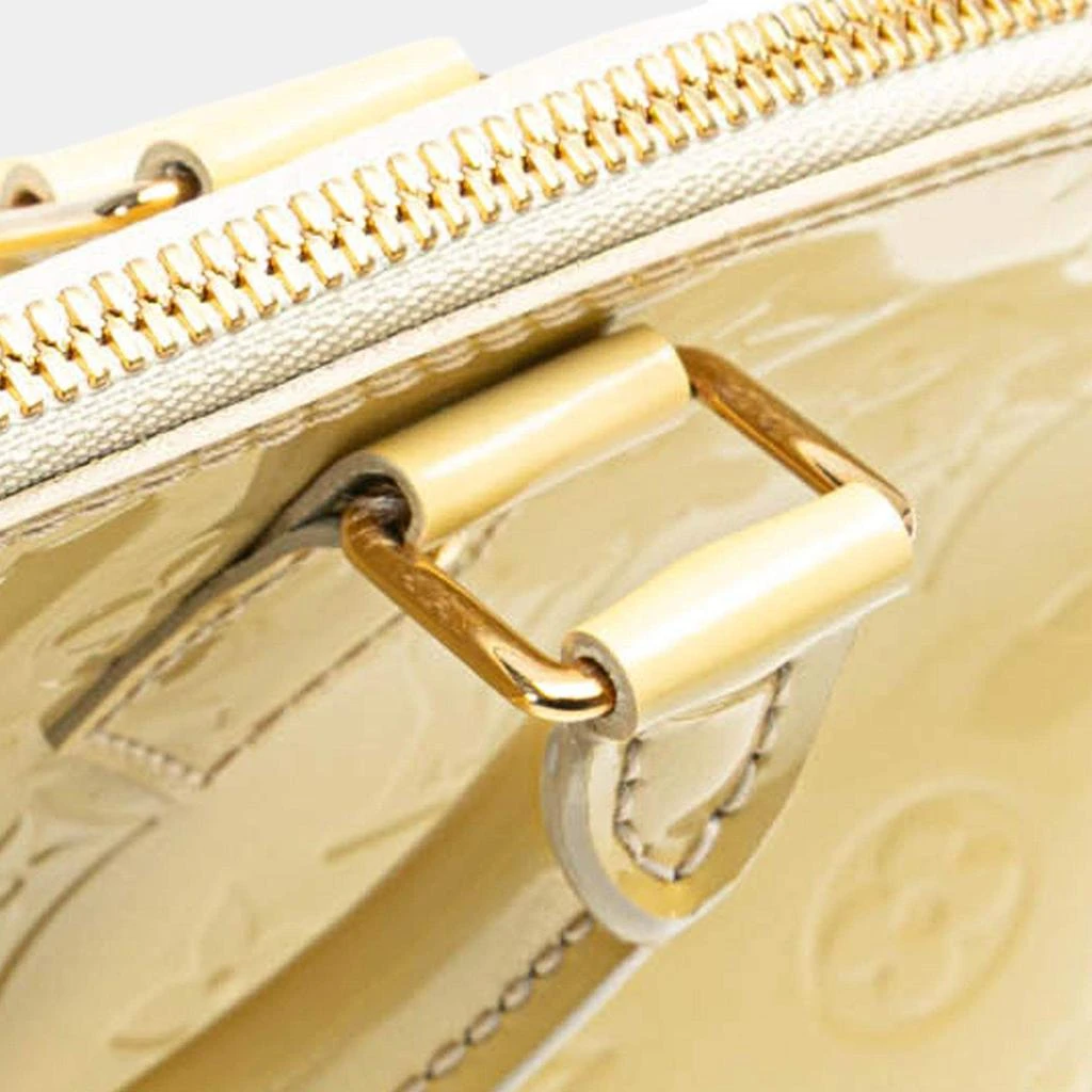 Louis Vuitton Louis Vuitton Yellow Monogram Vernis Alma PM Handbag 7