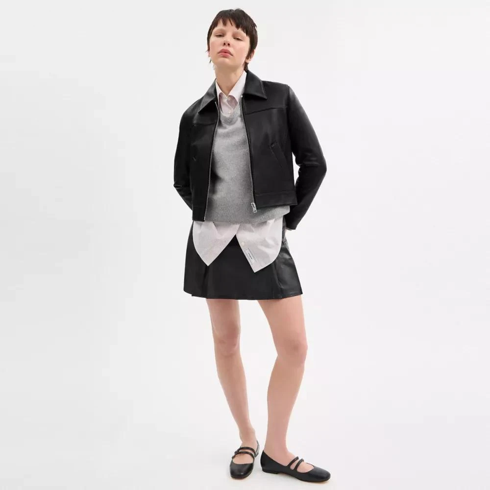Coach Leather Jacket 2