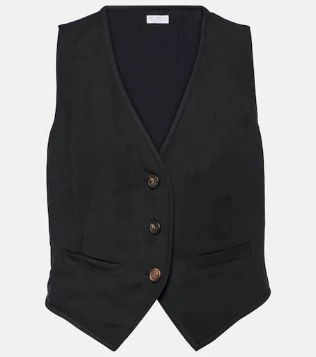 Brunello Cucinelli Single-breasted vest 1