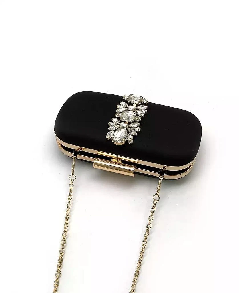 La Regale Women's Kylie Crystal Panel Minaudiere 2