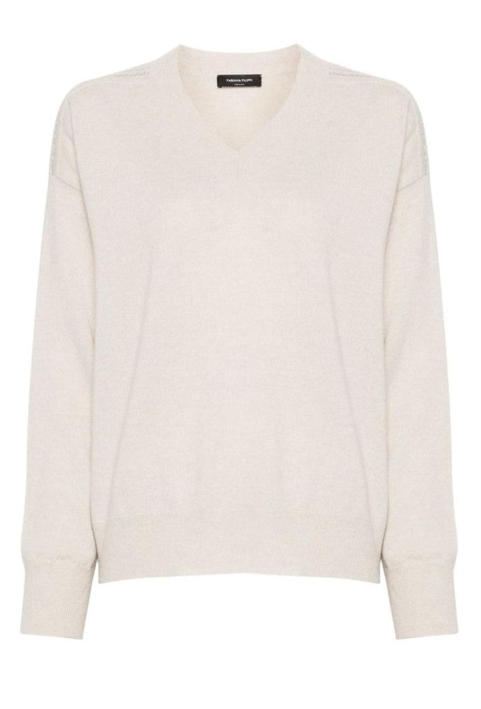 Fabiana Filippi Relaxed Fit V-Neck Sweater