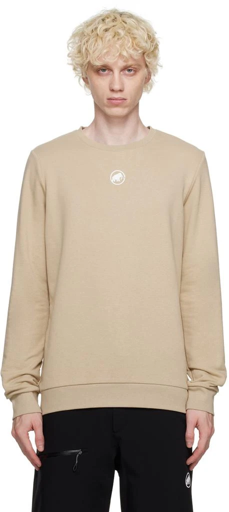 Mammut Beige Core ML Sweatshirt 1