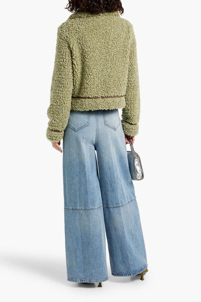 STAND STUDIO Audrey faux shearling jacket 3