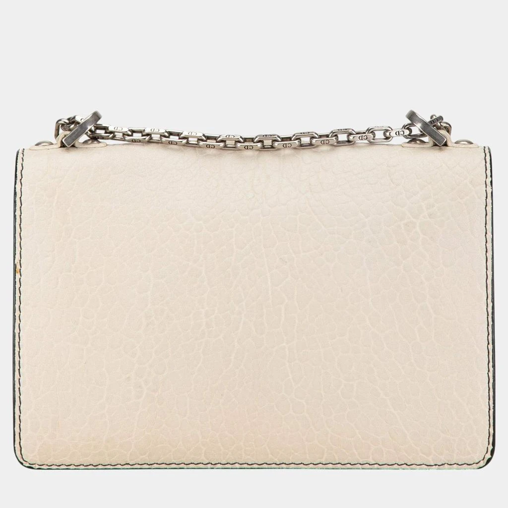Dior Dior White Calfskin Mosaic J'Adior Flap Bag with Chain 3