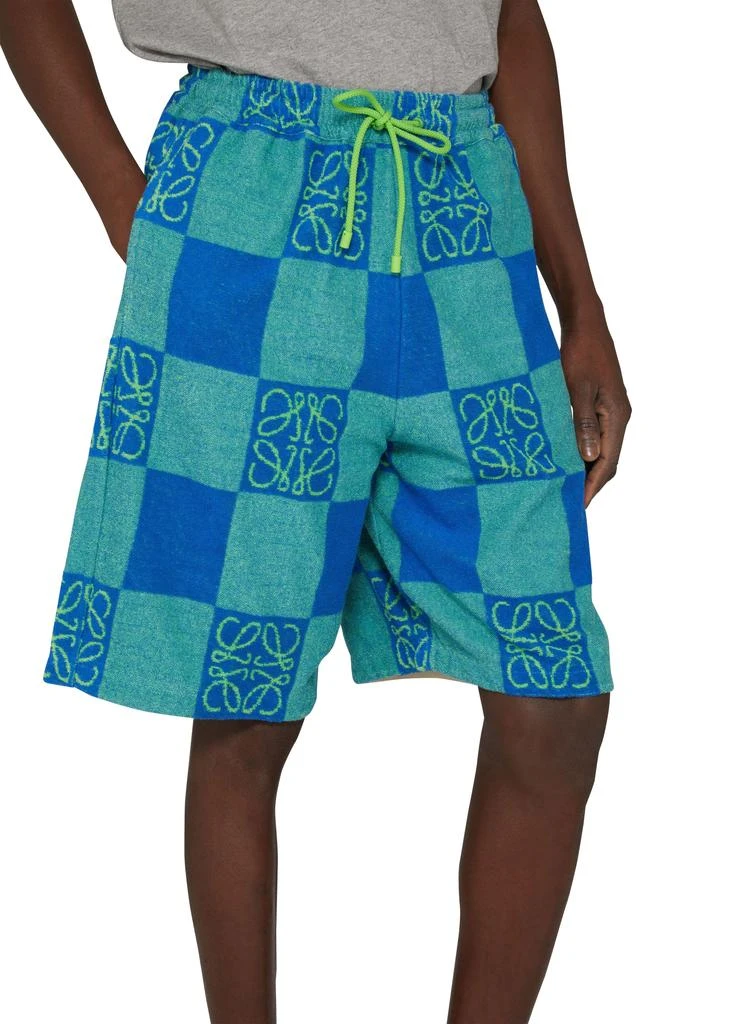 Loewe Anagram checkered shorts 4