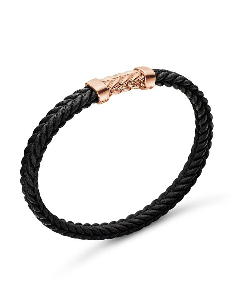 David Yurman Chevron Bracelet in Black Rubber 3