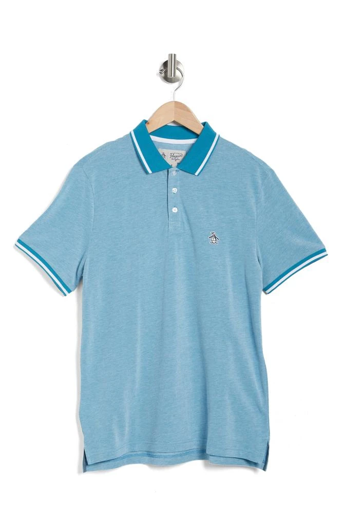 Original Penguin Birdseye Tipped Cotton Piqué Polo 3