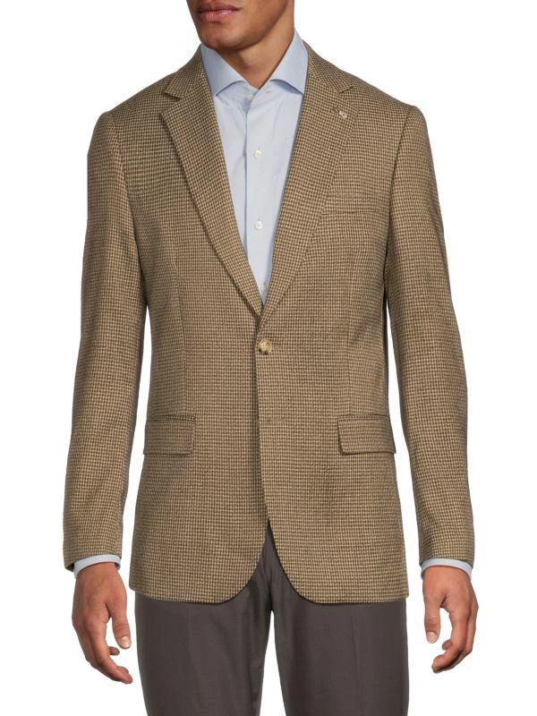 Scotch & Soda ​Houndstooth Modern-Fit Blazer 1