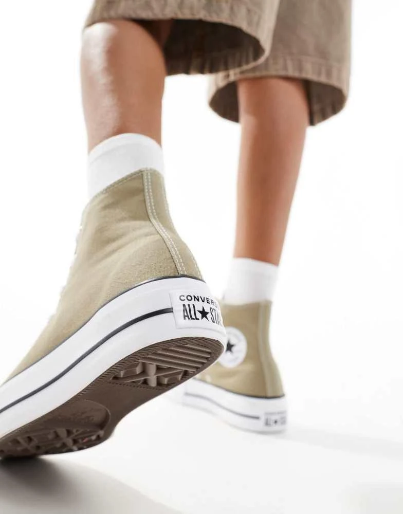 Converse Converse Chuck Taylor All Star Lift Hi in green 2