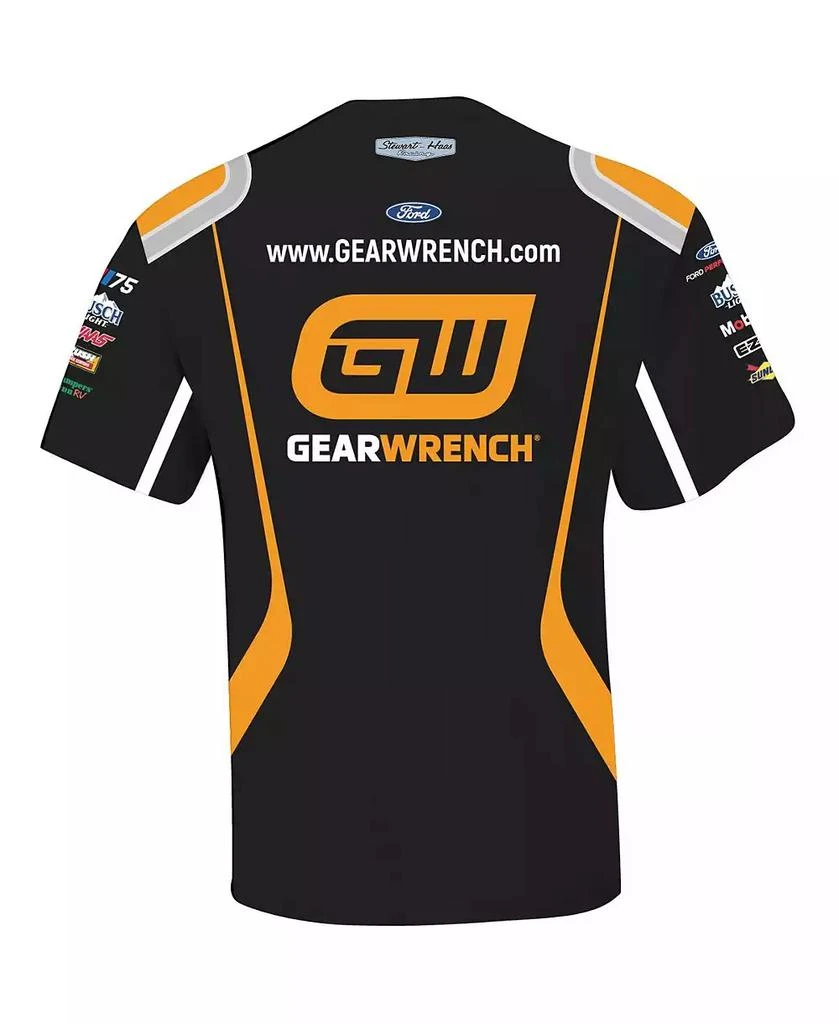 Stewart-Haas Racing Team Collection Men's Black Kevin Harvick GearWrench Sublimated Uniform T-shirt 3