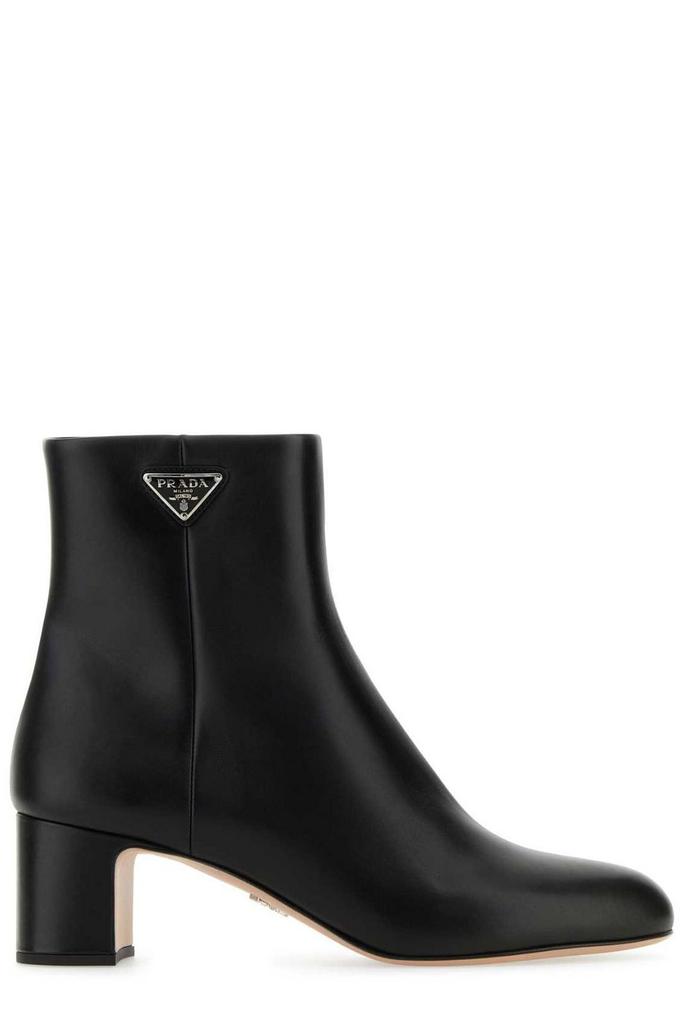 Jacquard platform ankle boots in multicoloured - Prada