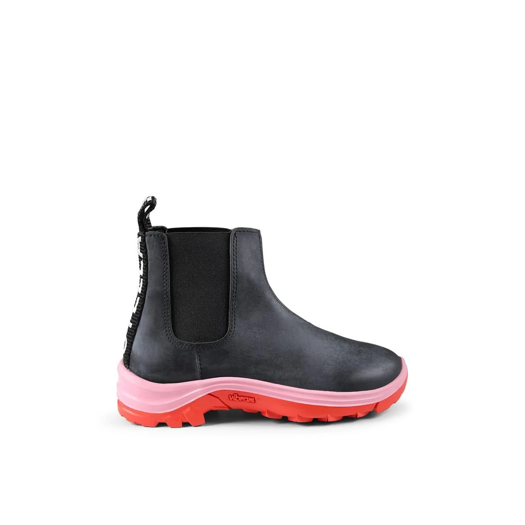 Stella McCartney Black Boots For Girl With Logo 1
