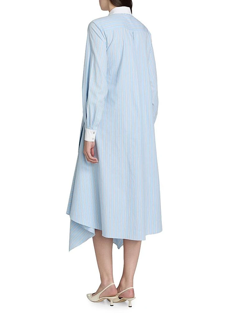 Cinq à Sept Evie Viviette Striped Midi-Shirtdress 5