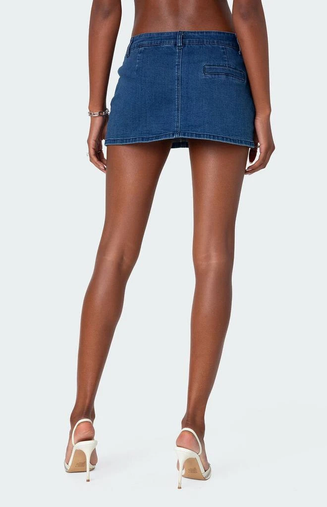 Edikted Sydnie Denim Micro Skort 5