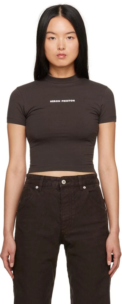 Heron Preston Brown Baby T-Shirt 1