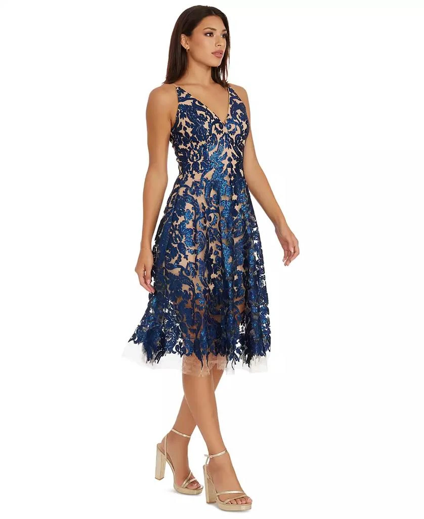 Dress The Population Blair Lace Midi Dress 3