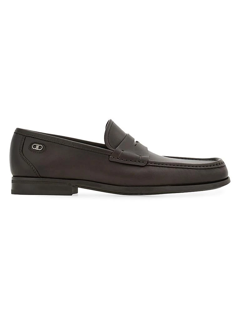 Salvatore Ferragamo Athen Leather Penny Loafers 1