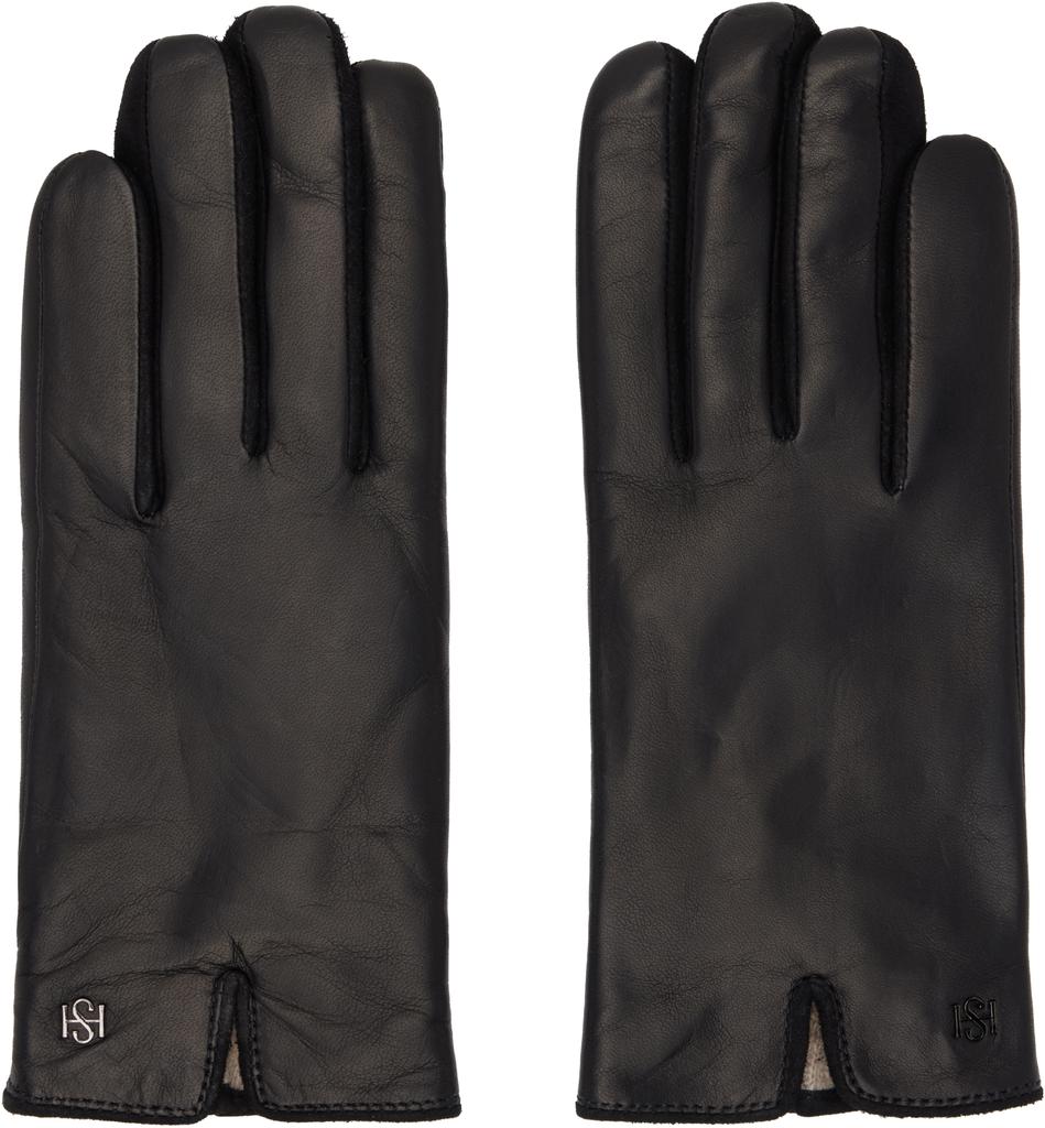 Handsome Stockholm Black Essentials Gloves
