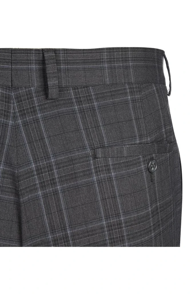 English Laundry Plaid Trim Fit Notch Lapel Two-Piece Suit 10