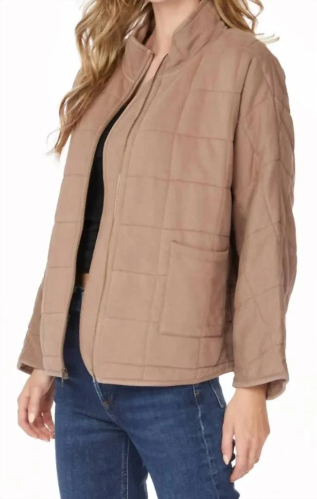 Bobi Bobi - Mockneck Straight Sleeve Jacket 3