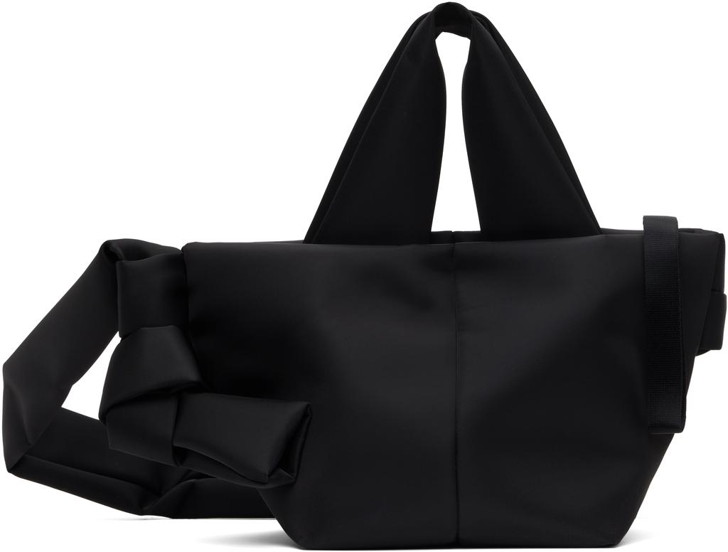 Côte & Ciel Black Amu Mini Sleek Nylon Tote