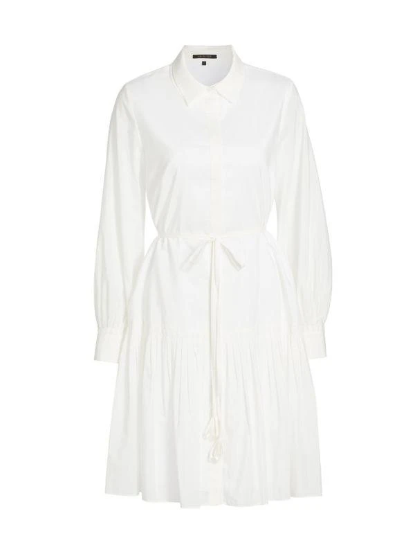 Kobi Halperin Viola Tie-Waist Cotton & Silk Minidress 6