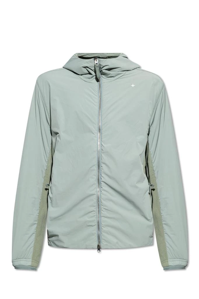 Stone Island Stone Island Panelled Zip-Up Hooded Jacket 1