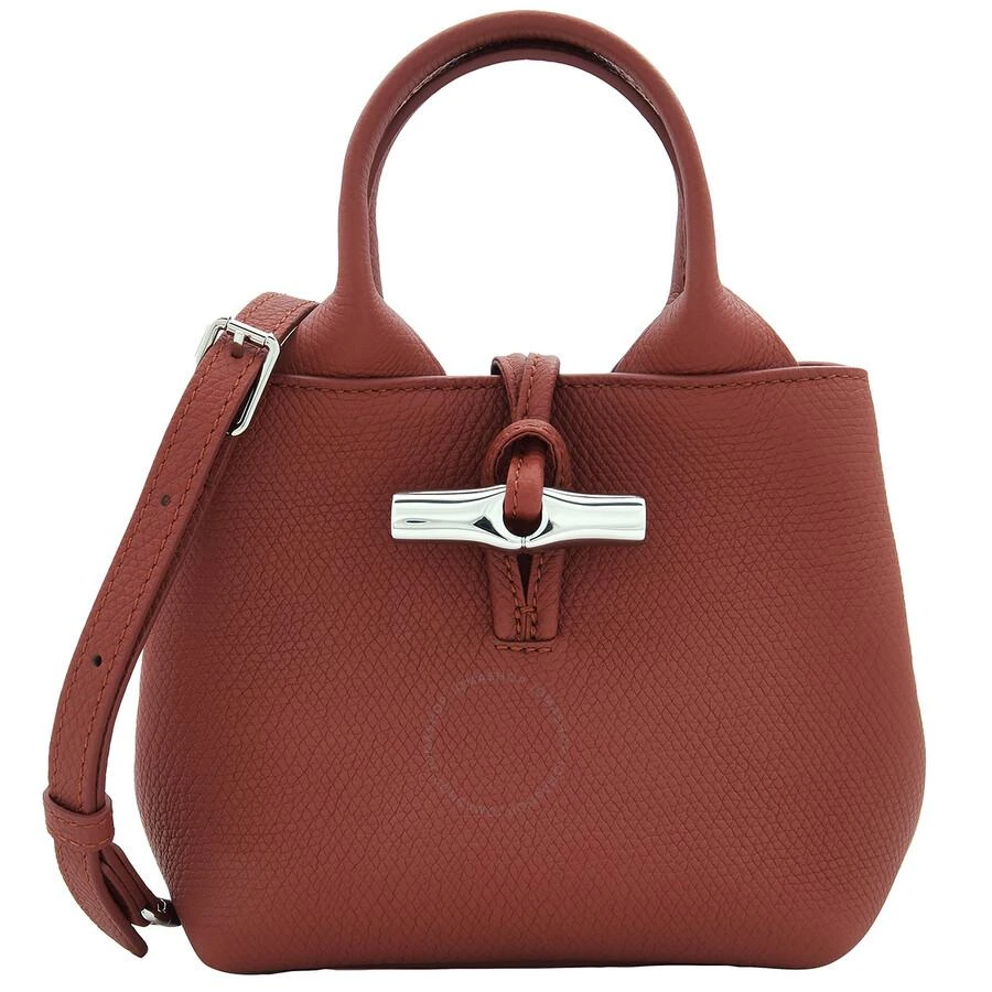 Longchamp Le Roseau XS Handbag Chestnut 1