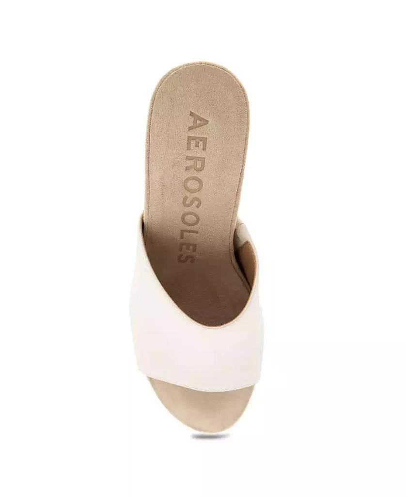 Aerosoles Women's Pierce Open Toe Wedge Sandals 6