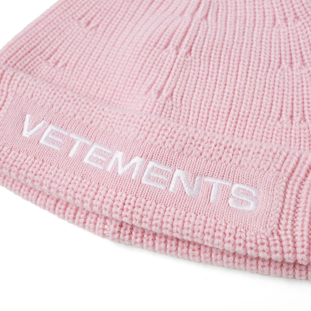 Vetements VETEMENTS Logo Beanie Hat 2