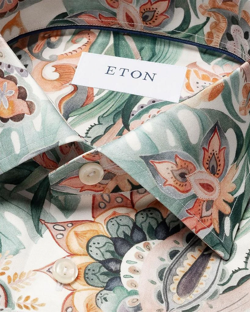 Eton Slim Fit Printed Button Front Shirt 5