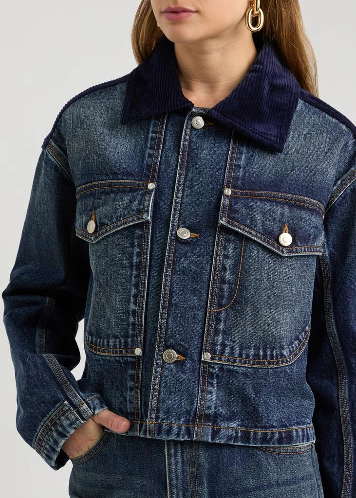 Stella McCartney Corduroy and denim jacket 5
