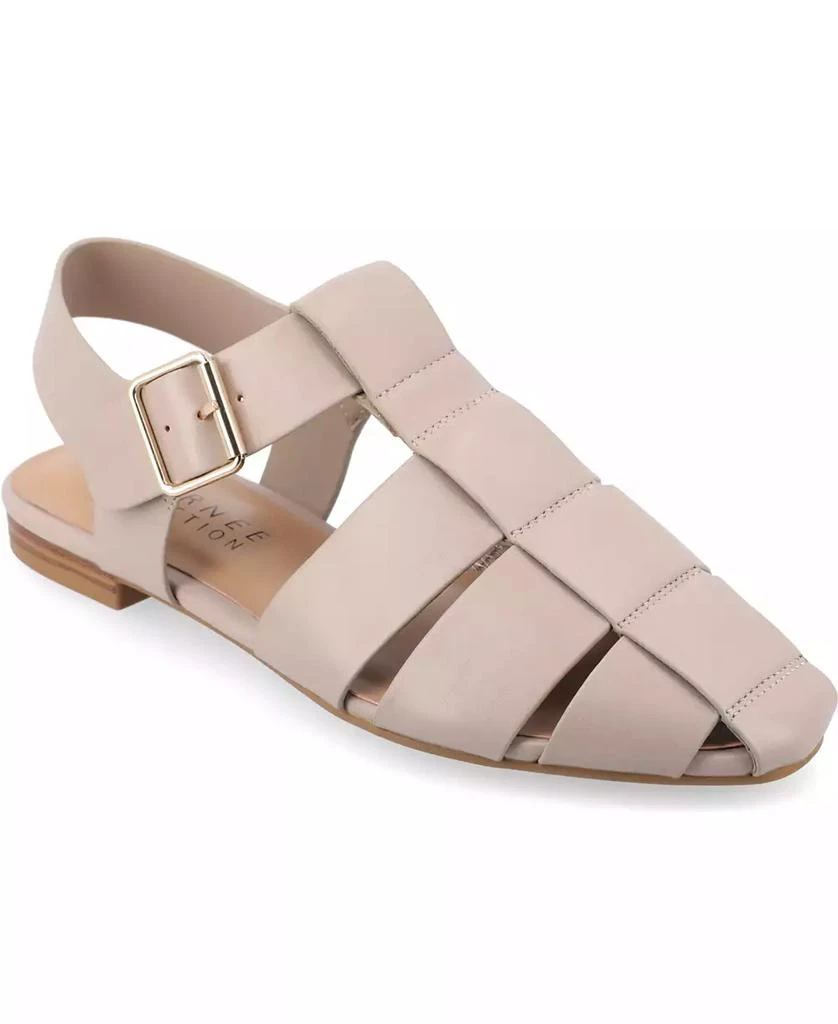 Journee Collection Women's Cailinna Caged Flats 8