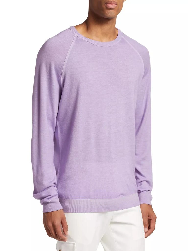 Saks Fifth Avenue COLLECTION Wool Crewneck Slim-Fit Sweater 4