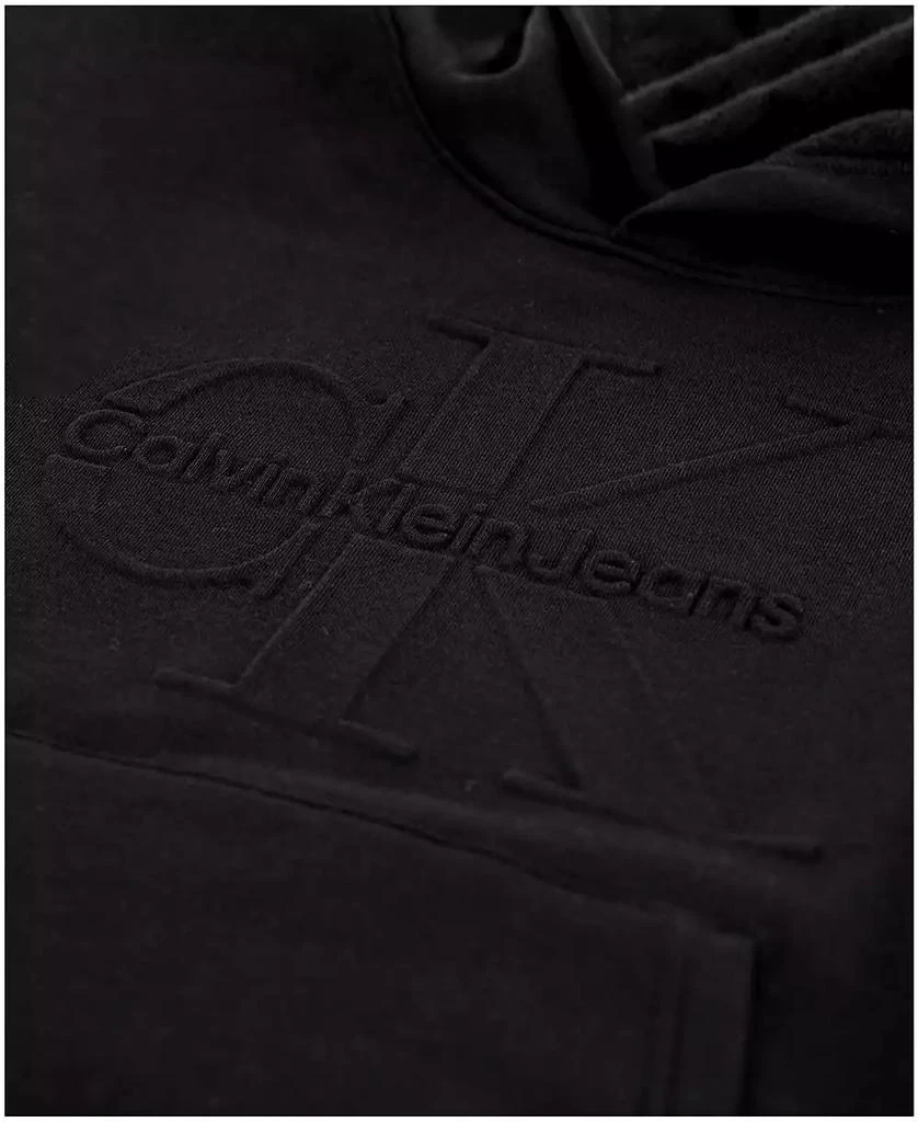 Calvin Klein Big Boys Embossed Logo Soft Fleece Hoodie 3