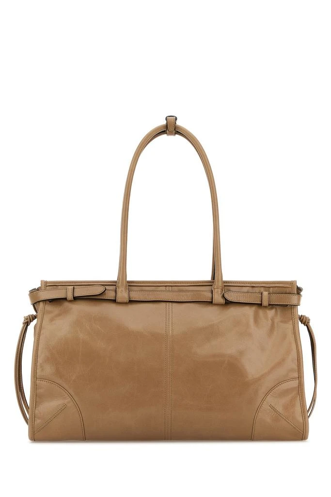 Prada Cappuccino leather shoulder bag 2