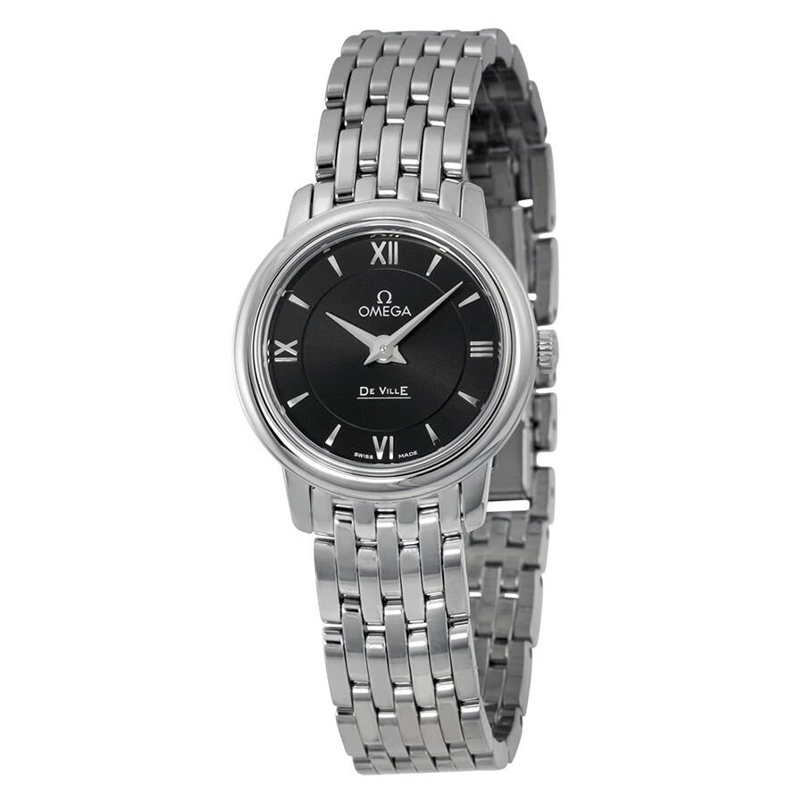 Omega De Ville Prestige Black Dial Ladies Watch 42410246001001 1