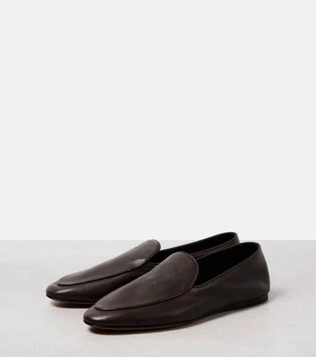The Row Awar leather loafers 5