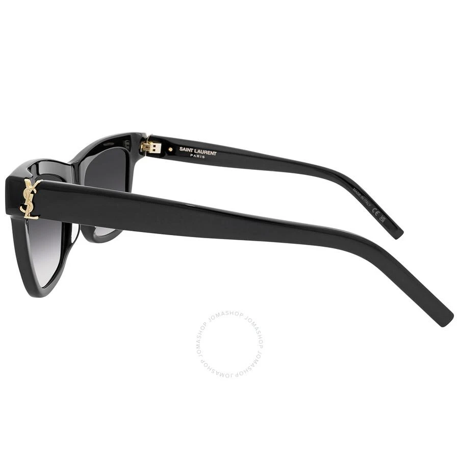 Yves Saint Laurent Grey Gradient Square Unisex Sunglasses SL M106 002 52 3