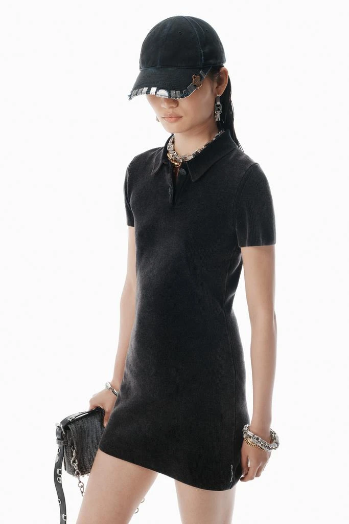 knee length dresses for ladies Alexander Wang – Mini Zipper Dress Mujer 731-006172 01 main image 1