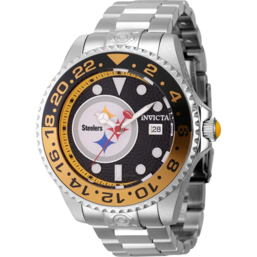 Invicta NFL Pittsburgh Steelers Automatic Date Men's Watch 45024 1