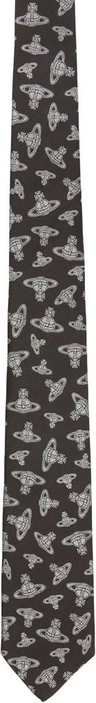 Vivienne Westwood Brown Silk Tie 1