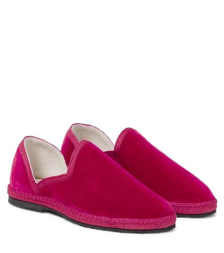 The Row Friulane velvet loafers 1
