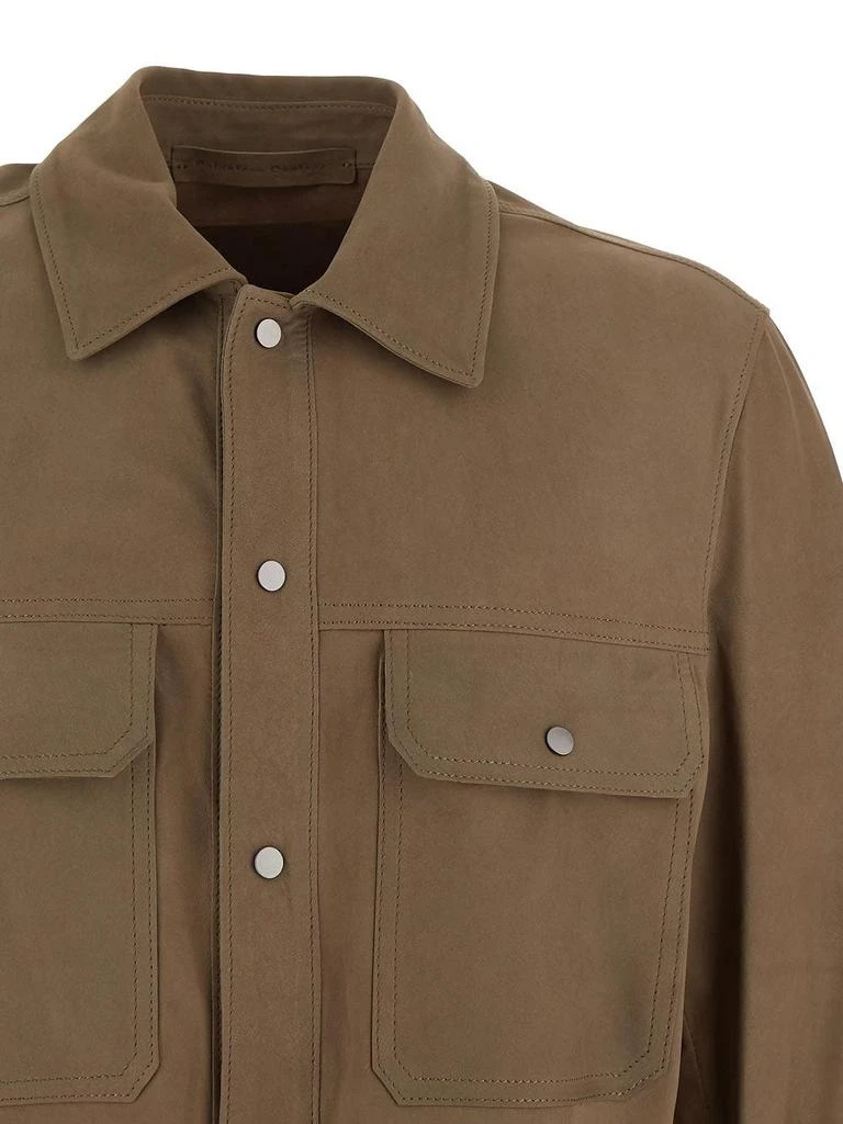Salvatore Santoro camicia casual in pelle 3