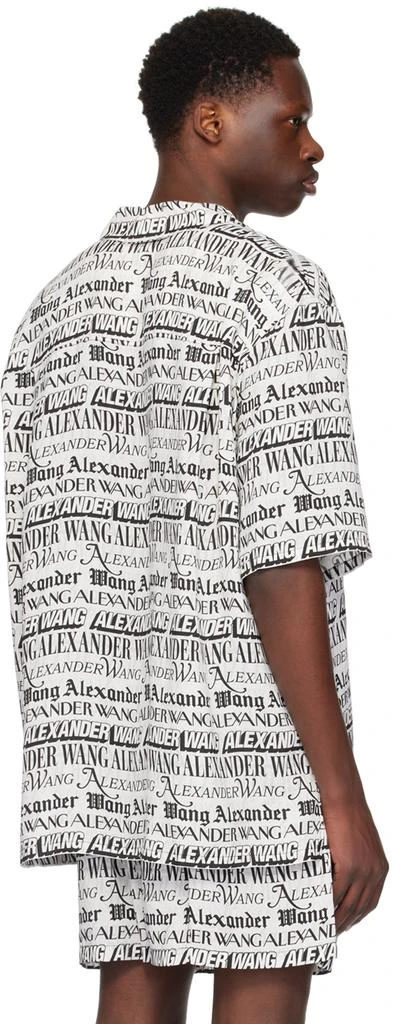 Alexander Wang White Newspaper Shirt 3