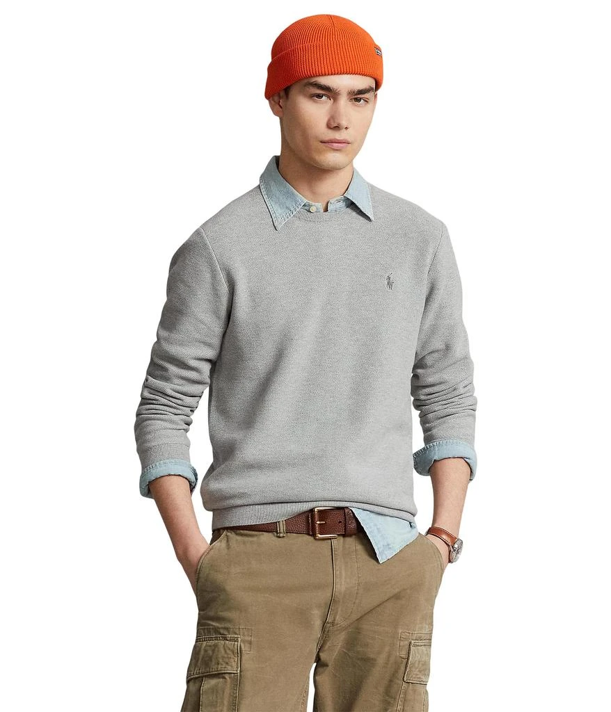 Ralph Lauren Textured Cotton Crew Neck Sweater 1