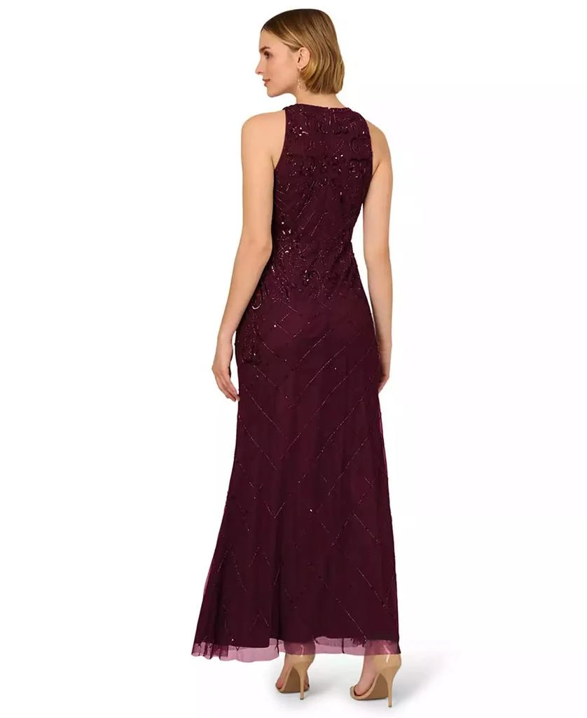 Adrianna Papell Women's Embellished Mermaid Gown - Night plum - Size 6 Adrianna Papell Women's Embellished Mermaid Gown - Night plum - Size 6