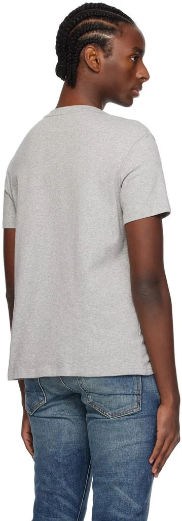 Tom Ford Gray V-Neck T-Shirt 3