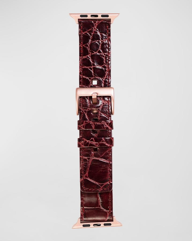 Abas Classic Alligator Apple Watch Band