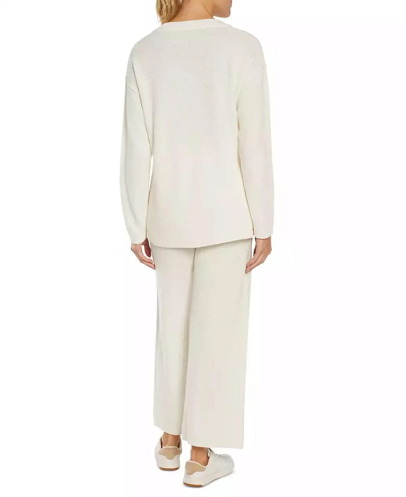 Three Dots Women's Parma Henley Long-Sleeve Top 5